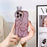 For iPhone 14 Pro Max Anti-fall Glitter Soft TPU Phone Back Cover Rabbit Design Electroplating Protective Phone Case - Purple - 2