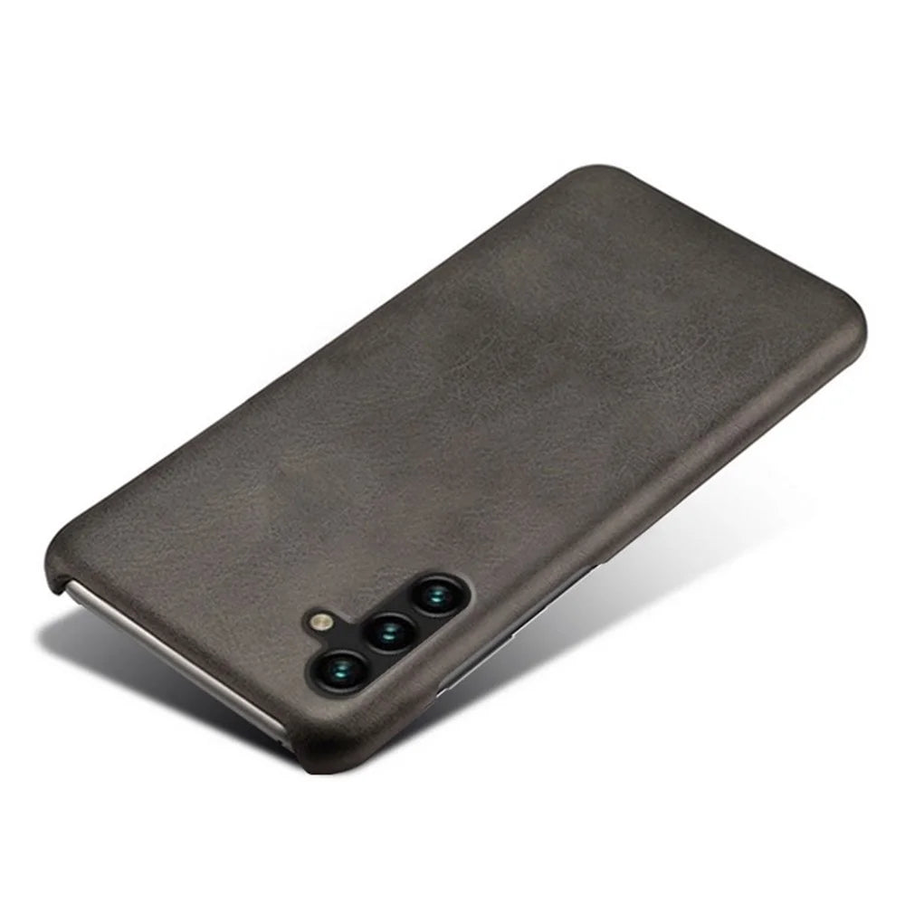 Protective Phone Cover For Samsung Galaxy A54 5G, Calf Textured PU Leather Coated PC Mobile Phone Case - Black - 3