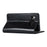 For Sharp Aquos Sense 7 Plus Supporting Stand Flip Wallet Crazy Horse Texture Genuine Leather Cover Magnetic Phone Case - Black - 4