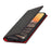For Samsung Galaxy S23 Shockproof Litchi Texture Phone Case Flip Genuine Leather Wallet Stand Phone Protective Cover with Hand Strap - Black - 6