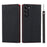 Genuine Leather+TPU Flip Cover for Samsung Galaxy S23+, Litchi Texture Wallet Stand Phone Protective Case Shell with Hand Strap - Black - 1