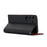 Genuine Leather+TPU Flip Cover for Samsung Galaxy S23+, Litchi Texture Wallet Stand Phone Protective Case Shell with Hand Strap - Black - 4