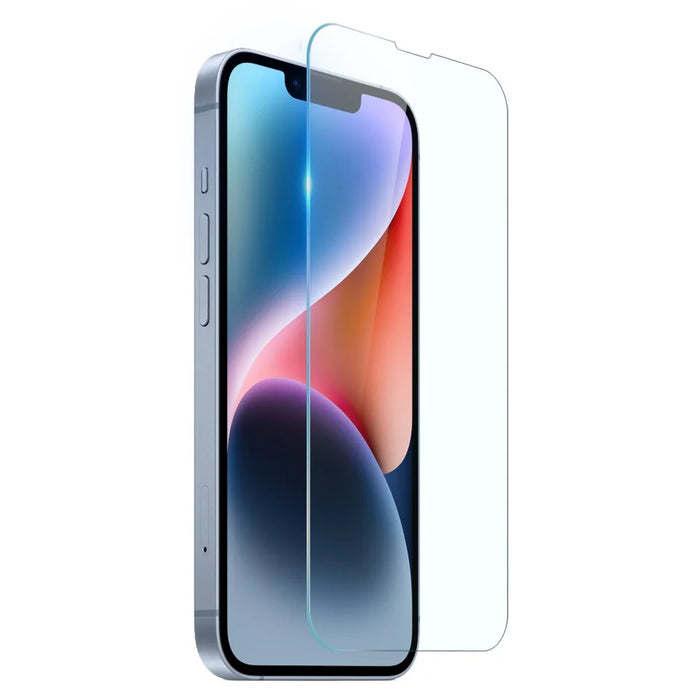 NORTHJO For iPhone 14 2-in-1 Protective TPU Mobile Phone Case + Anti-fingerprint Tempered Glass Screen Protector - Transparent - 2