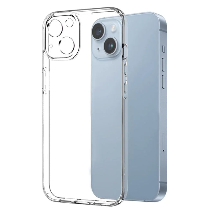 NORTHJO For iPhone 14 2-in-1 Protective TPU Mobile Phone Case + Anti-fingerprint Tempered Glass Screen Protector - Transparent - 3