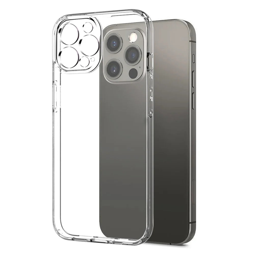 NORTHJO For iPhone 12 Pro Max 6.7 inch 2-in-1 Anti-scratch TPU Mobile Phone Case + Ultra Clear Anti-explosion Tempered Glass Screen Protector - Transparent - 3
