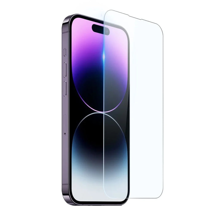 NORTHJO For iPhone 14 Pro 2-in-1 Anti-drop Soft TPU Phone Case + Sensitive Touch Tempered Glass Screen Protector - Transparent - 2