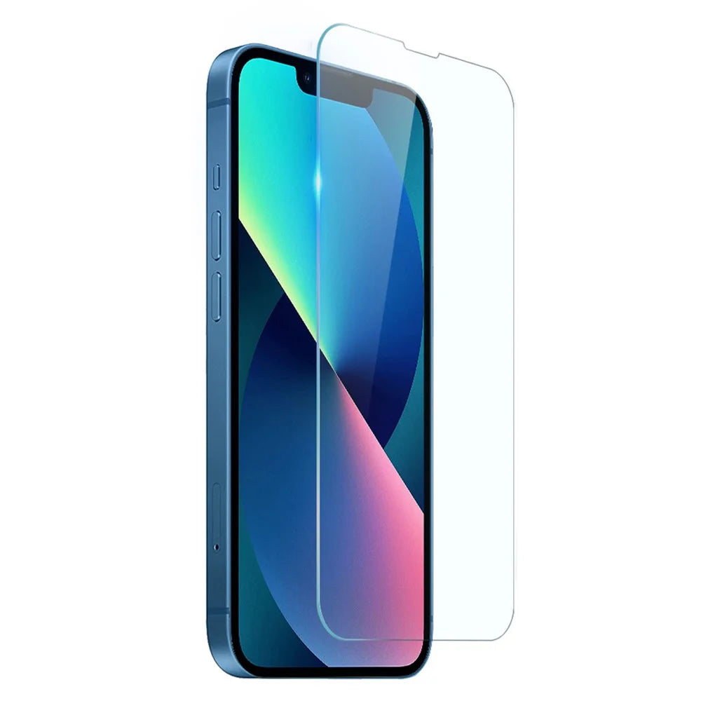 NORTHJO For iPhone 13 6.1 inch 2-in-1 Drop-proof Anti-scratch Soft TPU Phone Case + Sensitive Touch Ultra Clear Tempered Glass Screen Protector - Transparent - 2