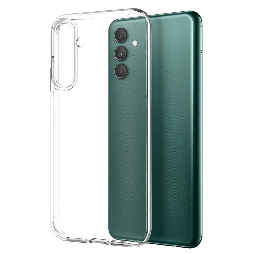 NORTHJO For Samsung Galaxy A04s 4G (164.7mm) 2-in-1 Soft TPU Cell Phone Back Cover + Anti-explosion Tempered Glass Screen Protector - Transparent - 2