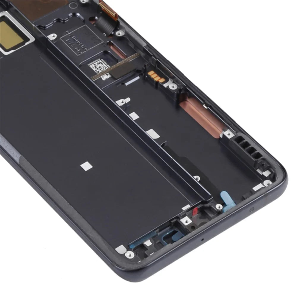 For Xiaomi Mi Note 10 Lite Grade S OEM AMOLED Screen and Digitizer Assembly + Frame Part (without Logo) - Black - 4