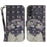 Anti-fall Phone Cover for Samsung Galaxy A34 5G, PU Leather Foldable Stand Wallet 3D Pattern Printing Phone Case with Strap - Embracing Cat - 1