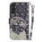 Anti-fall Phone Cover for Samsung Galaxy A34 5G, PU Leather Foldable Stand Wallet 3D Pattern Printing Phone Case with Strap - Embracing Cat - 7