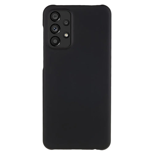 For Samsung Galaxy A23 5G (Global Version) / A23 4G Glossy Phone Case Hard Plastic Rubberized Phone Protector Cell Phone Shell Cover - Black - 1