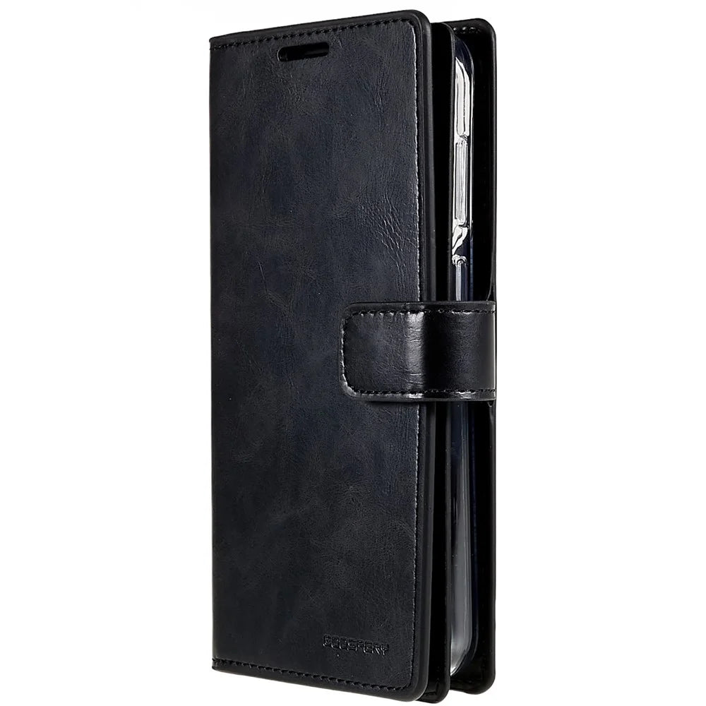 MERCURY GOOSPERY Mansoor Series for Samsung Galaxy S23 Multiple Card Slots Leather Phone Case Anti-scratch Wallet Cover - Black - 2