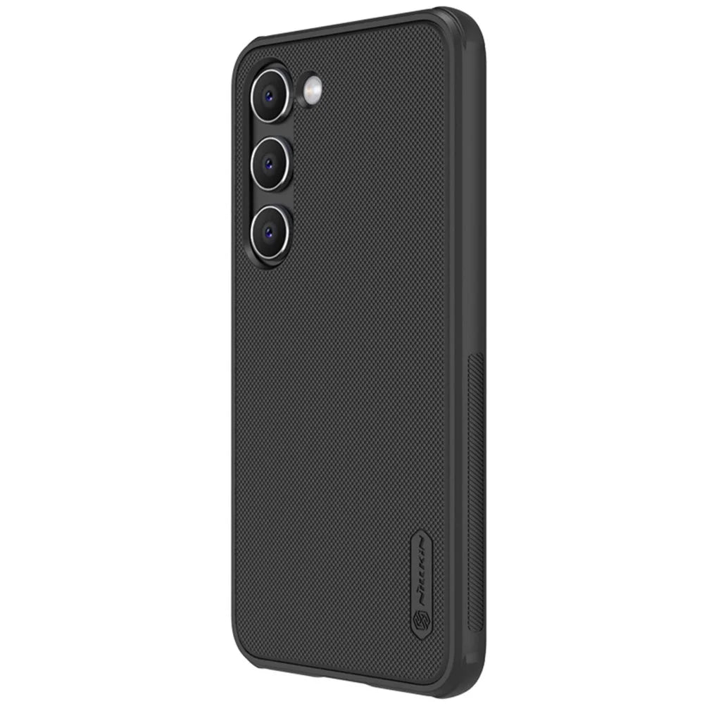 NILLKIN Super Frosted Shield Pro for Samsung Galaxy S23 Matte Finish Phone Case Anti-drop Soft TPU Hard PC Protective Cover - Black - 2