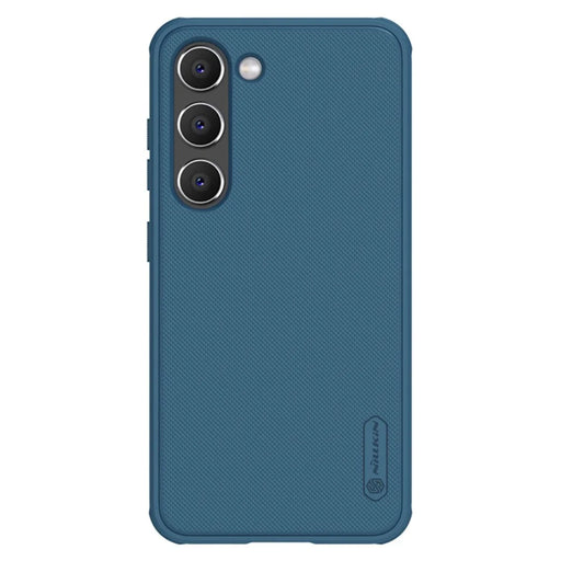 NILLKIN Super Frosted Shield Pro for Samsung Galaxy S23+ Anti-Slip Matte Phone Case Soft TPU+PC Drop Protection Cover - Blue - 1