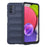 For Samsung Galaxy A03s (164.2mm) Flexible TPU Phone Case Rugged Back Scratch-Resistant Cover - Dark Blue - 1