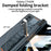 GKK For Samsung Galaxy Z Fold4 5G Wristband Kickstand Magnetic Hinge PC Case Pen Slot Folding Phone Cover with Tempered Glass Screen Film - Green - 6