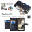 For Google Pixel 7 Pro 5G PU Leather Stand Case Zipper Pocket Phone Cover with Wrist Strap and Shoulder Strap - Black - 5