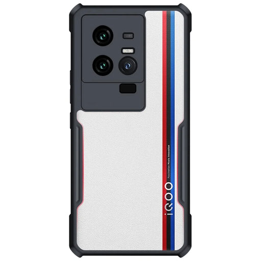 XUNDD For vivo iQOO 11 Pro 5G Bump Proof Mobile Phone Back Cover Acrylic+TPU Phone Case Protective Shell - Black - 1