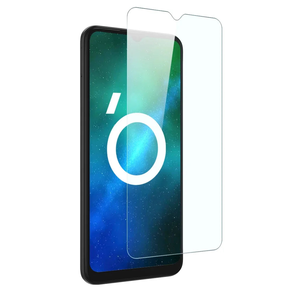 NORTHJO For Samsung Galaxy A03 Core 2-in-1 Design Anti-yellowing Soft TPU Clear Phone Case + Anti-explosion Tempered Glass Screen Protector - Transparent - 3