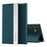 For Samsung Galaxy A54 5G Electroplating PU Leather Phone Cover Stand Anti-scratch Smartphone Case - Green - 1