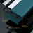 For Samsung Galaxy A54 5G Electroplating PU Leather Phone Cover Stand Anti-scratch Smartphone Case - Green - 5