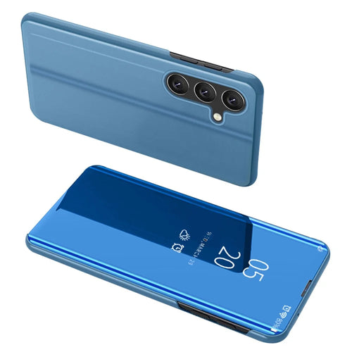 For Samsung Galaxy A54 5G Flip Leather Cover with Stand Full Body Protective Phone Case - Sky Blue - 1