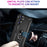 For Samsung Galaxy A14 5G / 4G Military Grade Shockproof Phone Case Ring Kickstand Design PC + TPU Drop-proof Cover - Black - 4