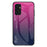 For Samsung Galaxy A34 5G Gradient Color Drop-proof Phone Case Tempered Glass + PC + TPU Protective Case - Gradient Rose - 1