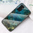 For Samsung Galaxy A34 5G Marble Pattern Printing Tempered Glass + PC + TPU Phone Case Anti-drop Back Cover - Emerald Marble - 2
