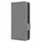 For Ulefone Note 14 Litchi Texture Anti-drop PU Leather Phone Case Dual Magnetic Clasp Anti-scratch Phone Cover Wallet Stand - Grey - 7