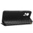 For Ulefone Note 14 Rhombus Pattern Imprinted Drop-proof Phone Case Magnetic Auto Closing PU Leather Wallet Stand Anti-scratch Phone Cover - Black - 3
