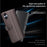 For Samsung Galaxy A04e 4G / F04 4G / M04 4G Case Genuine Split Leather Phone Cover with Wallet Stand - Brown - 4