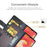 For Samsung Galaxy A04e 4G / F04 4G / M04 4G Case Genuine Split Leather Phone Cover with Wallet Stand - Brown - 7