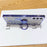 KADEM For Samsung Galaxy S21 5G / 4G TPU Case with Kickstand Glitter Flower Pattern Rhinestone Decor - Blue - 3
