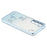 KADEM For Samsung Galaxy S23 TPU Case with Kickstand Flower Pattern Rhinestone Decor - Blue - 6