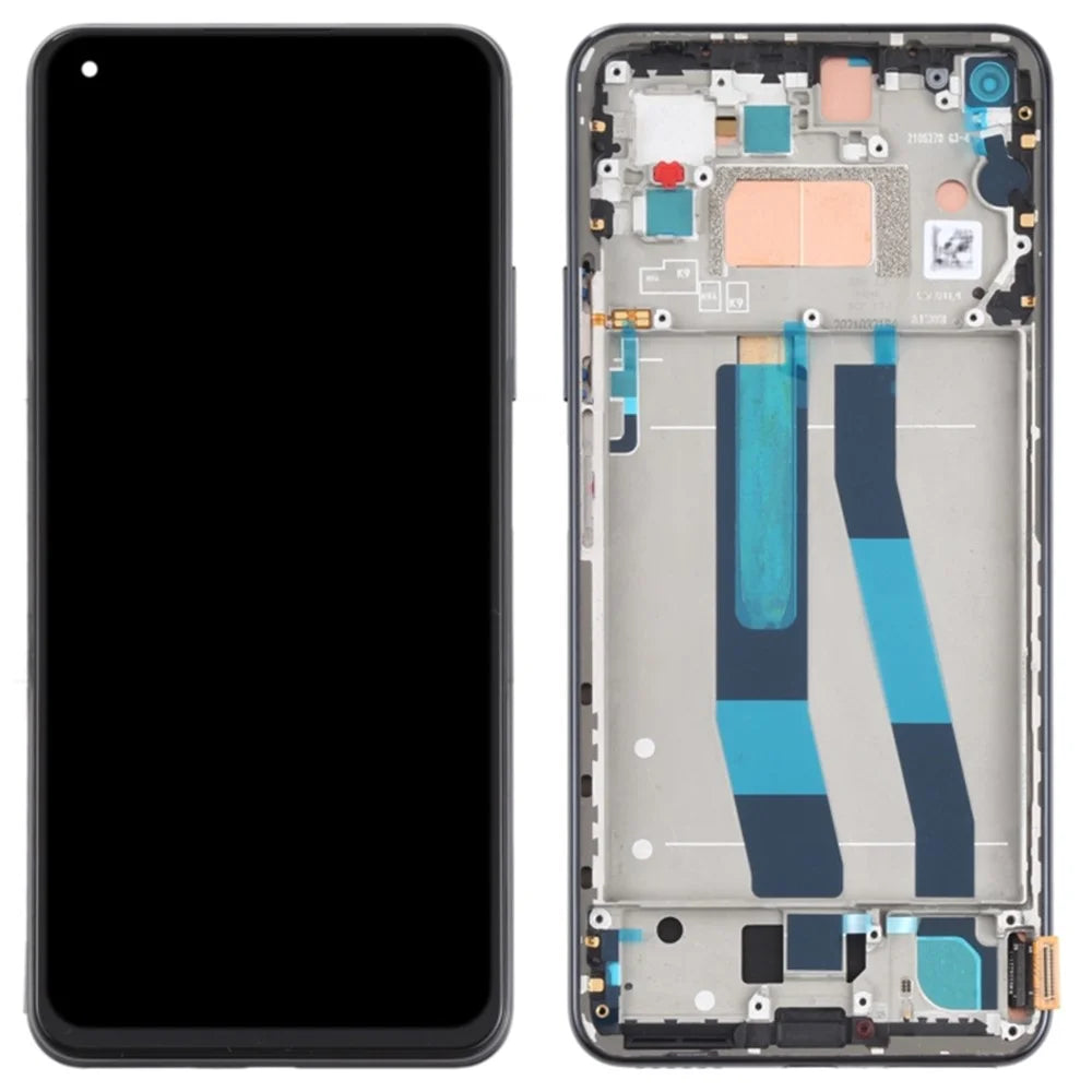 For Xiaomi Mi 11 Lite 4G / 5G Grade B LCD Screen and Digitizer Assembly + Frame Part (TFT Technology) (without Logo) - Black - 1