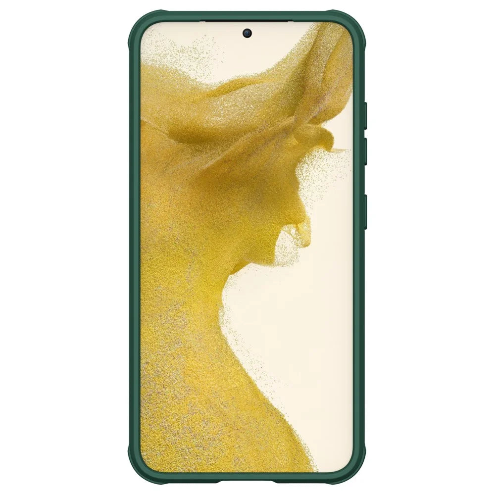 NILLKIN CamShield Pro Series for Samsung Galaxy S23+ Protective Phone Case with Slide Camera Cover Anti-scratch Phone Shell - Green - 3