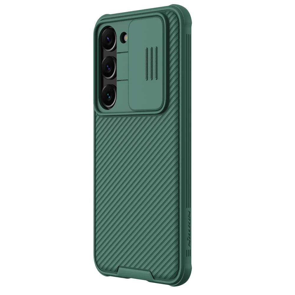 NILLKIN CamShield Pro Series for Samsung Galaxy S23+ Protective Phone Case with Slide Camera Cover Anti-scratch Phone Shell - Green - 4