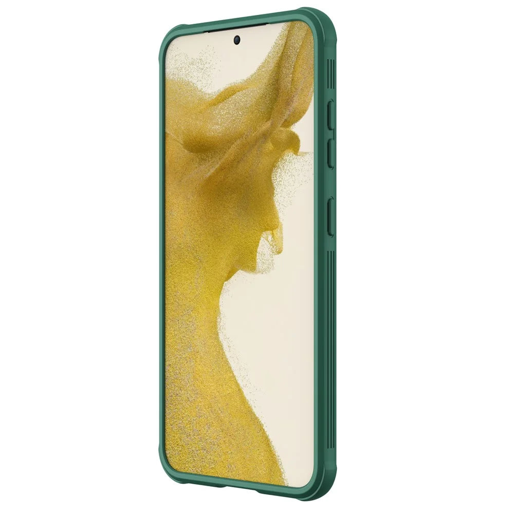 NILLKIN CamShield Pro Series for Samsung Galaxy S23+ Protective Phone Case with Slide Camera Cover Anti-scratch Phone Shell - Green - 5