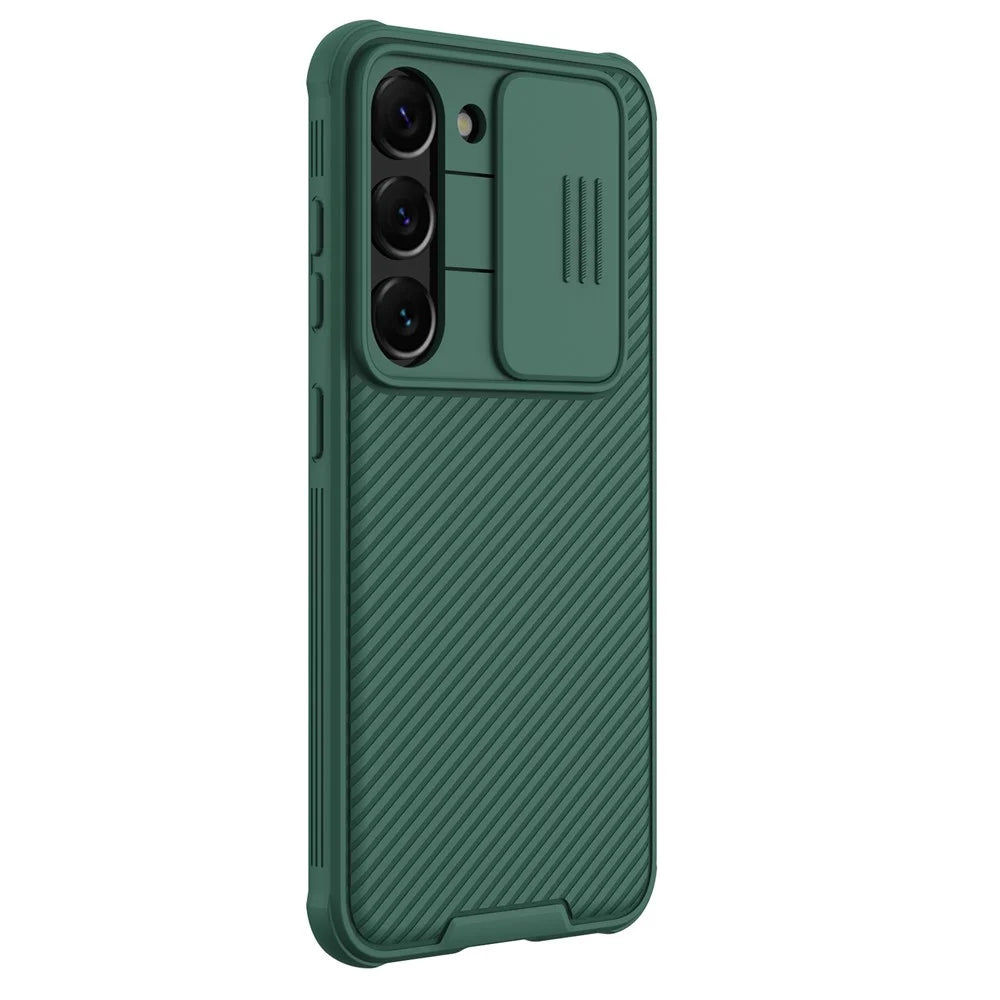NILLKIN CamShield Pro Series for Samsung Galaxy S23+ Protective Phone Case with Slide Camera Cover Anti-scratch Phone Shell - Green - 6