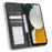 For Samsung Galaxy A34 5G Anti-fall Phone Case Stand Retro Texture Imprinted Pattern Magnetic Auto Closing Flip Leather Wallet Phone Cover - Black - 2