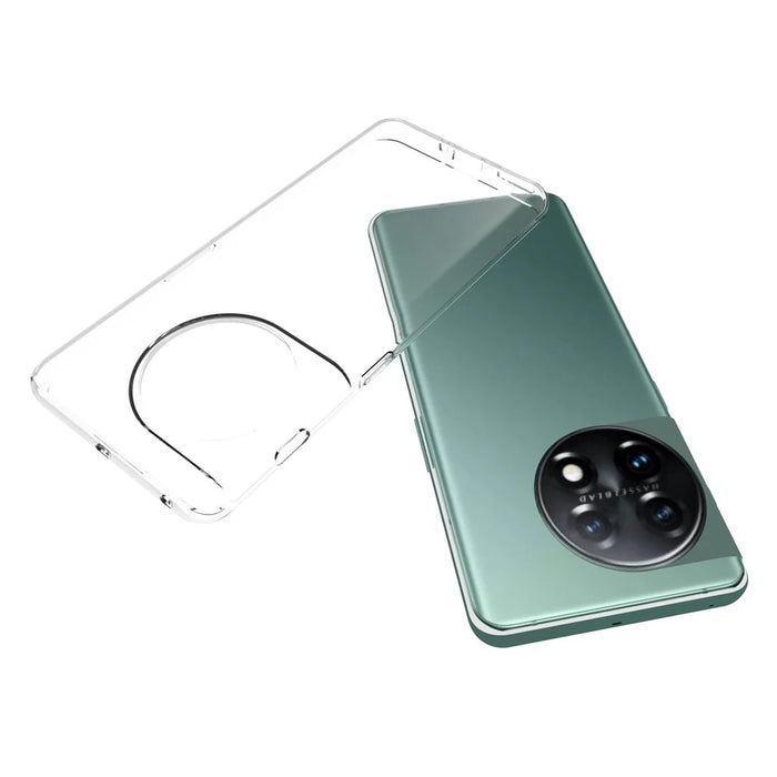 10Pcs / Pack For OnePlus 11 5G TPU Phone Case Inner Watermark-Free Anti-scratch Crystal Clear Cover - 2