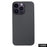 For iPhone 14 Pro Back Case 1500D Coarse Texture Aramid Fiber Protective Cover - Matte Black - 1