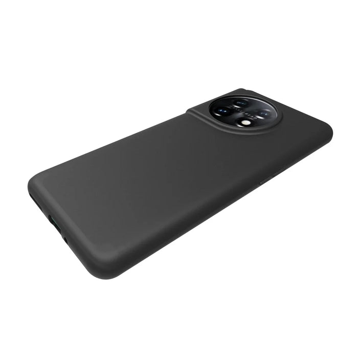 10Pcs / Pack TPU Case for OnePlus 11 5G, Matte Finish Anti-scratch Protective Phone Cover - Black - 3
