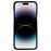 For iPhone 14 Pro Max Aramid Fiber Back Case Shockproof 1500D Coarse Texture Cover - Matte Black - 2
