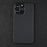 For iPhone 14 Pro Max Aramid Fiber Back Case Shockproof 1500D Coarse Texture Cover - Matte Black - 5
