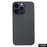 For iPhone 13 Pro Max Back Case 1500D Coarse Texture Aramid Fiber Phone Cover - Matte Black - 1