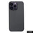 Back Case for iPhone 12 Pro Max Aramid Fiber 1500D Coarse Texture Protective Cover - Matte Black - 1