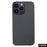 For iPhone 12 Pro Aramid Fiber Back Case 1500D Coarse Texture Protective Cover - Matte Black - 1